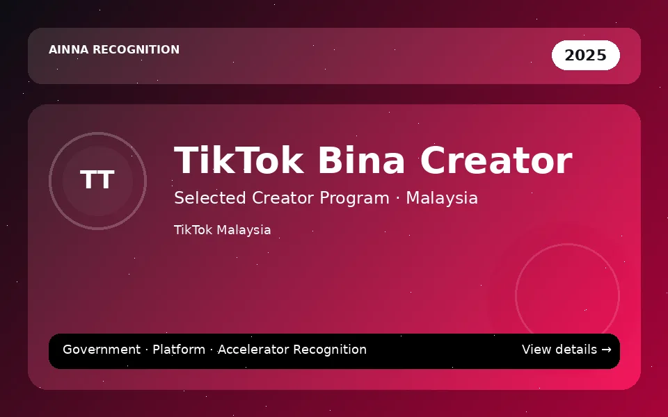 TikTok Bina Creator