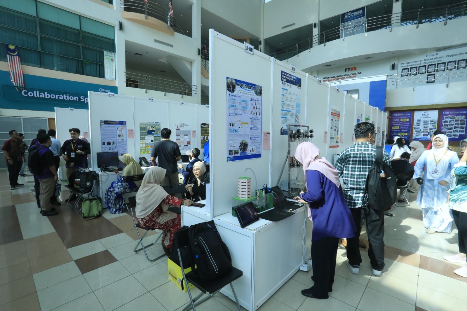 Research and innovation environment connected to UTeM activities (contextual imagery).