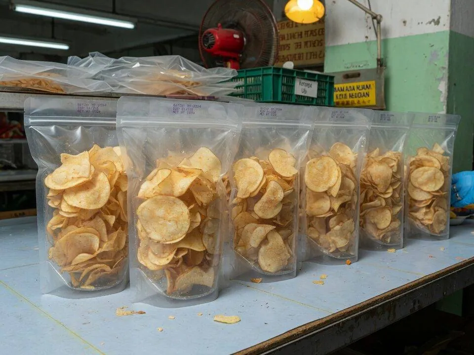 Packed snack bags