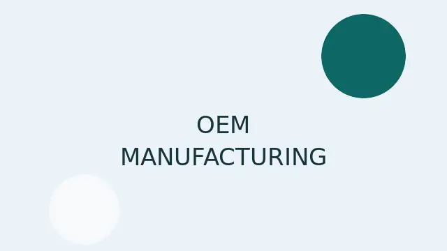 What Is an OEM in Manufacturing? How OEMs Work (2026) - Shopify