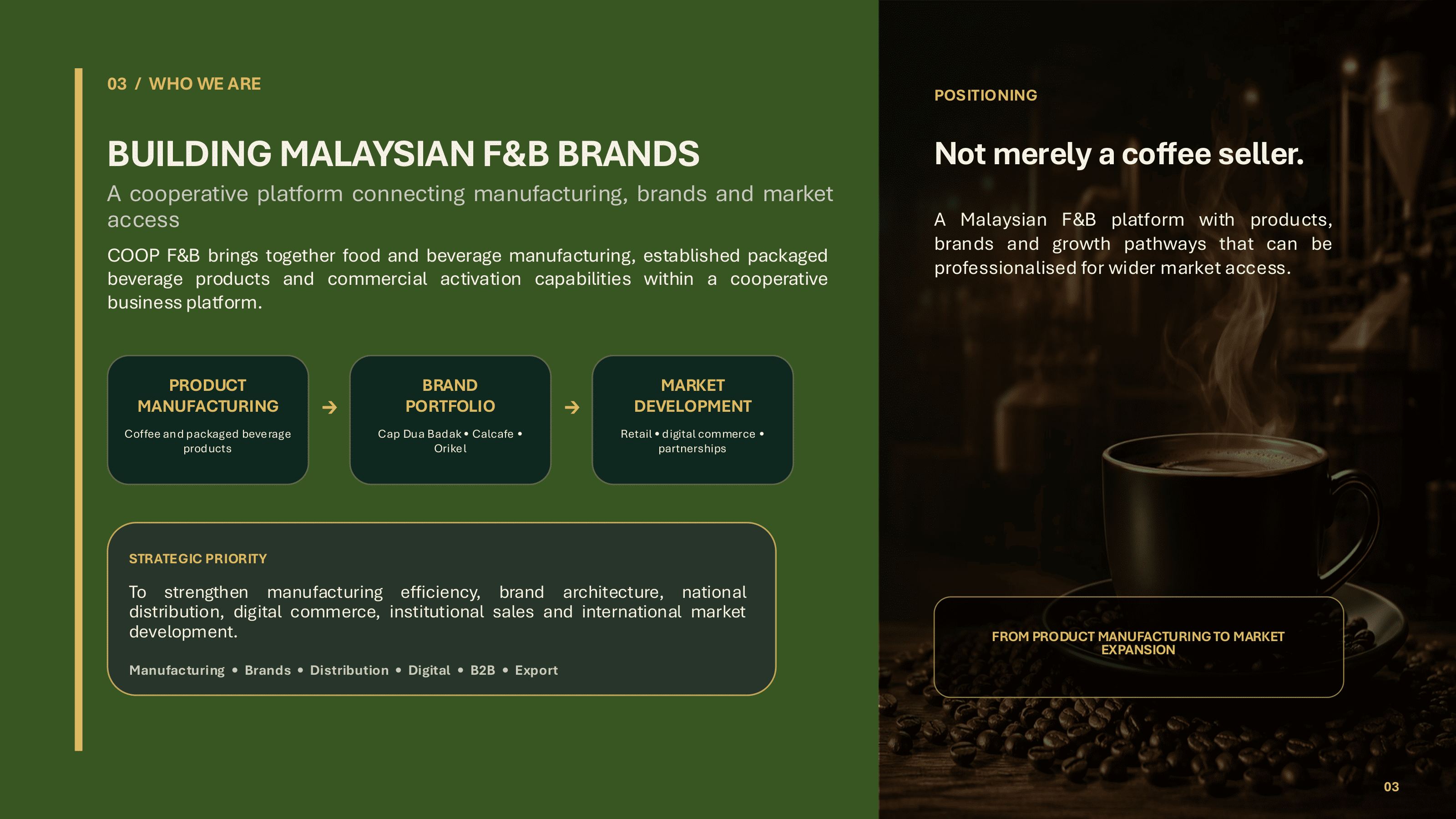 COOP F&B company profile visual