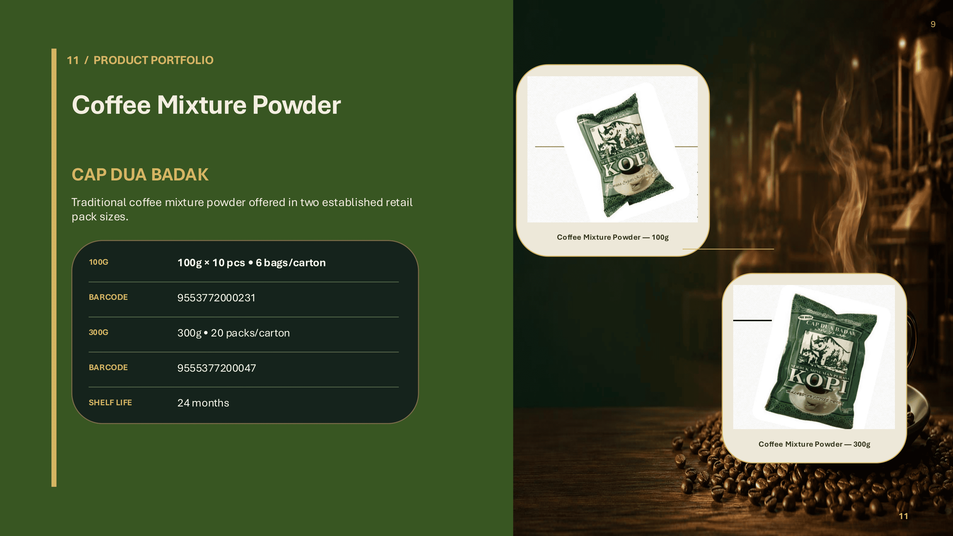 CAP DUA BADAK Coffee Mixture Powder