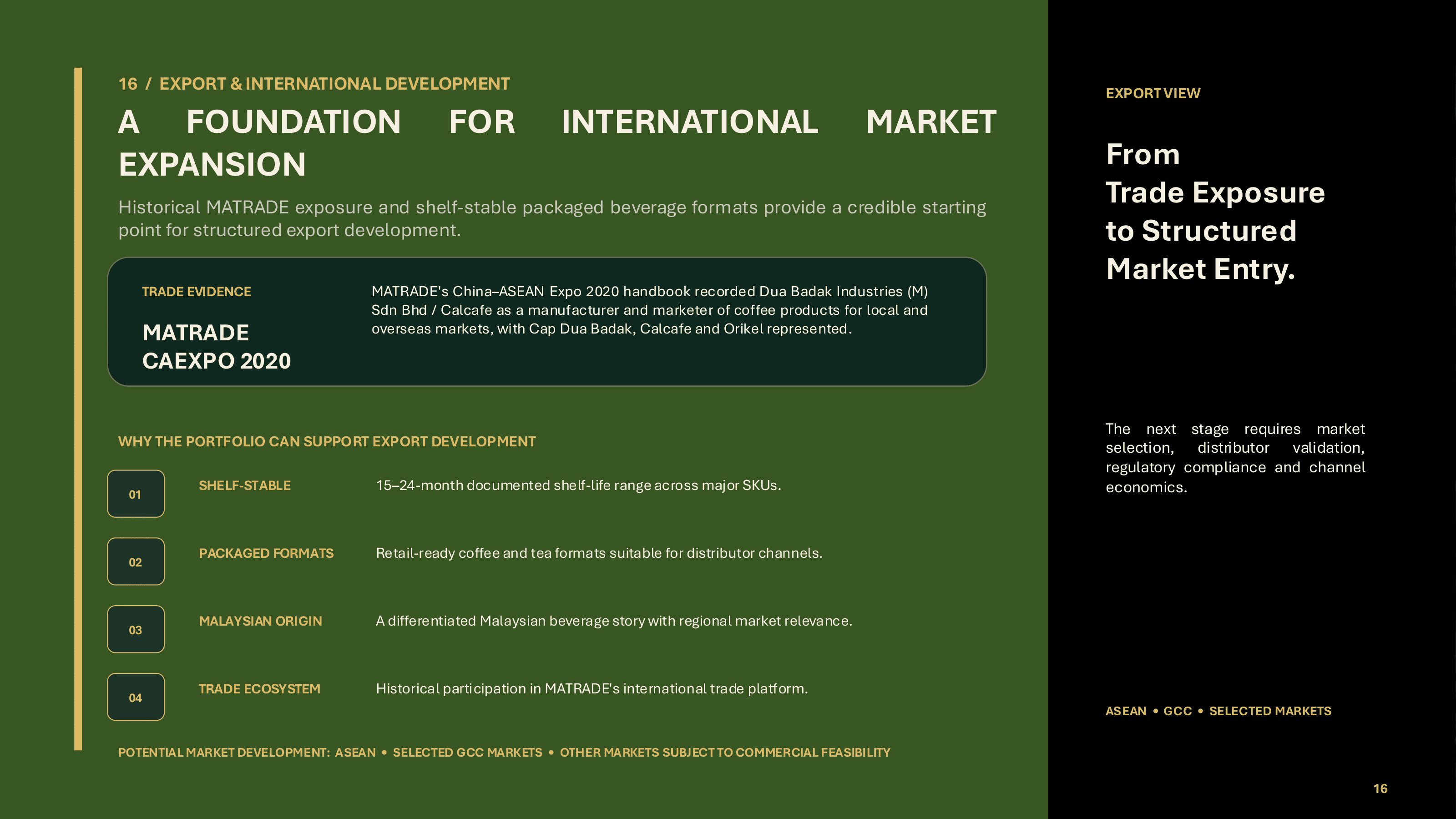 Export & International Development