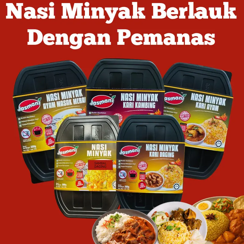SET NASI MINYAK BERLAUK DENGAN PEMANAS