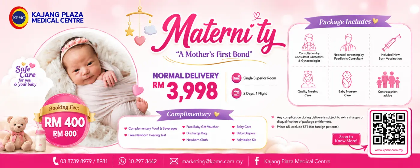KPMC maternity package campaign artwork