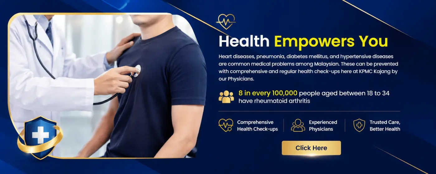 KPMC health screening and physician care campaign artwork