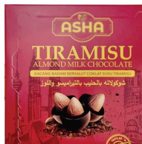 Tiramisu Almond White Chocolate - 50g