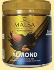 Almond Dark Chocolate 62% - 190g