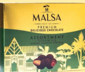 Assortment Tiramisu Milk Chocolate 55% - 75g