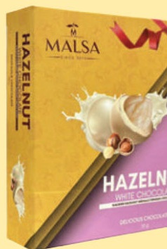 Hazelnut White Chocolate - 50g