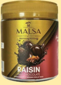 Raisin Milk Chocolate 55% - 190g