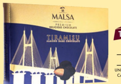 Tiramisu Almond Dark Chocolate 75% - 150g