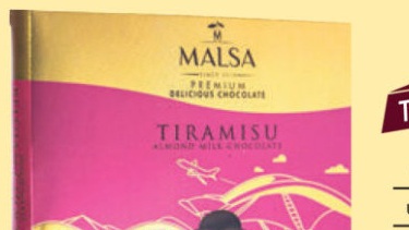 Tiramisu Almond Milk Chocolate 55% - 150g
