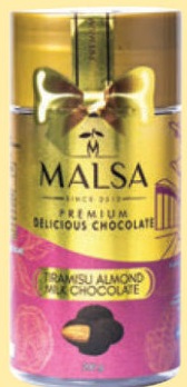 Tiramisu Almond Milk Chocolate 55% - 200g