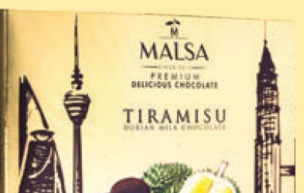 Tiramisu Durian Milk Chocolate 55% - 150g