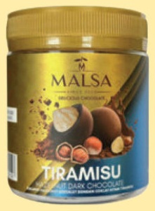 Tiramisu Hazelnut Dark Chocolate 62% - 190g
