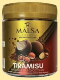 Tiramisu Hazelnut Milk Chocolate 55% - 190g