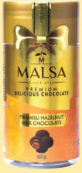 Tiramisu Hazelnut Milk Chocolate 55% - 200g