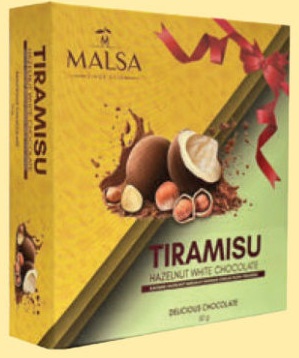 Tiramisu Hazelnut White Chocolate - 50g