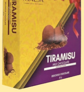 Tiramisu Milk Chocolate 55% - 50g
