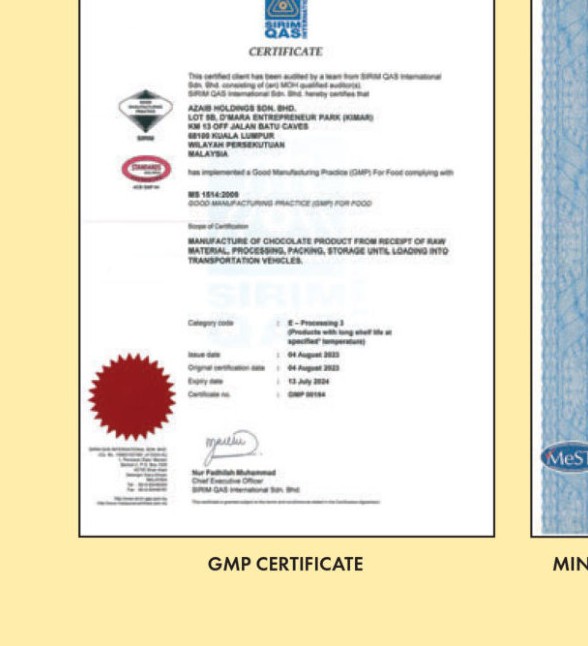 MALSA GMP certification