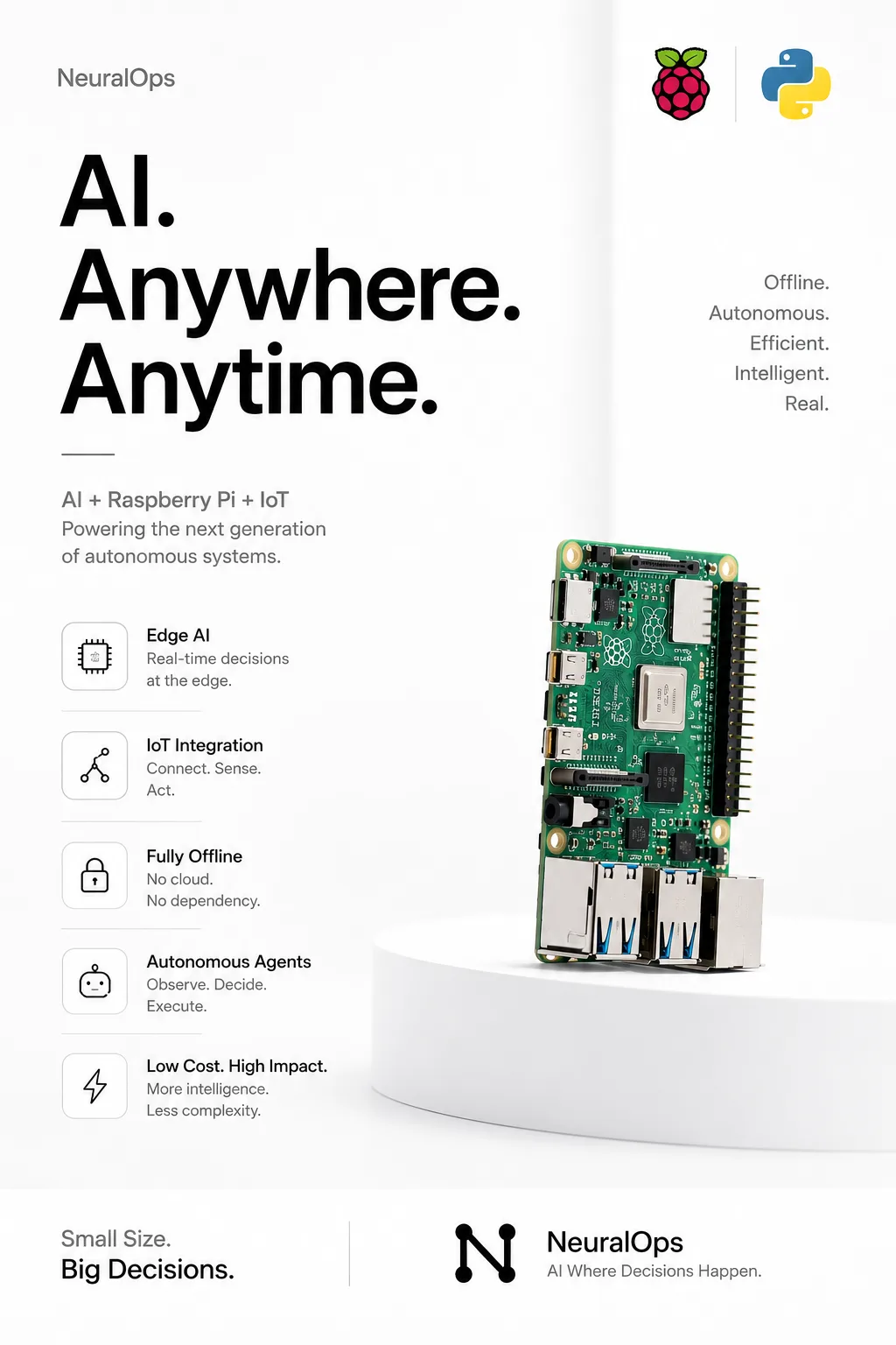 Edge AI for Autonomous Systems.