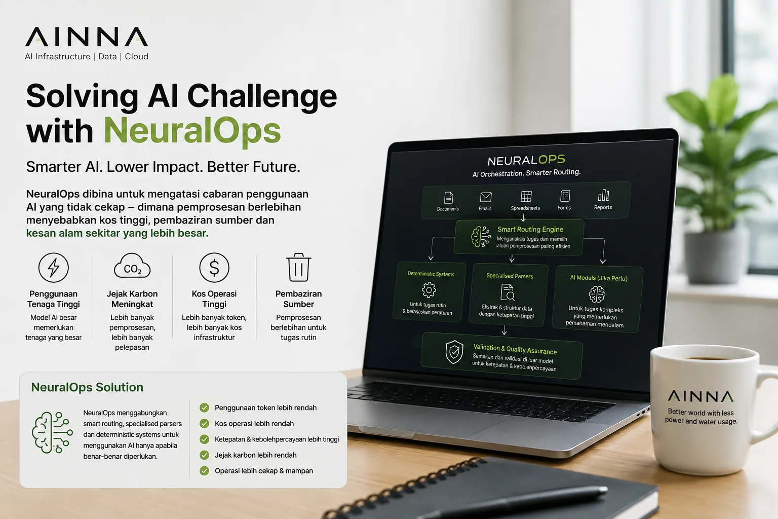 Building Smarter AI with Lower Environmental Impact