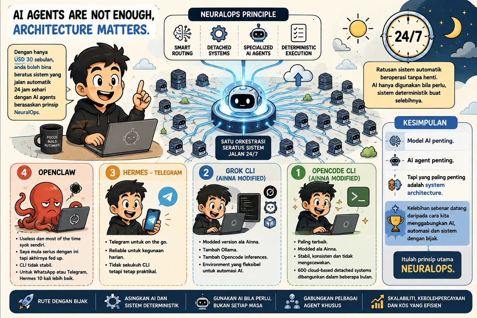 Why AI Agents Are Not Enough - System Architecture Is What Matters