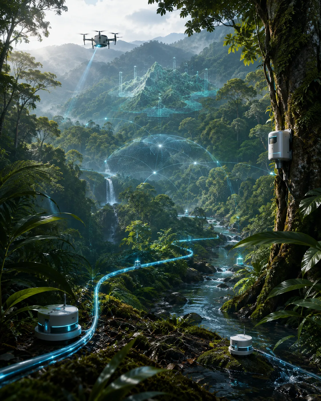 NeuralOps for Forest Conservation: Intelligent Monitoring with Minimal Impact