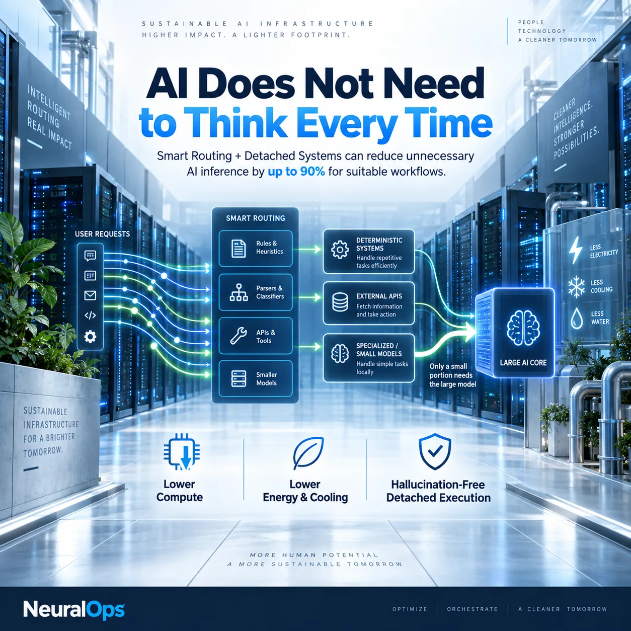 AI Doesn’t Need to Think Every Time - Smarter AI Uses Less Compute, Energy and Water