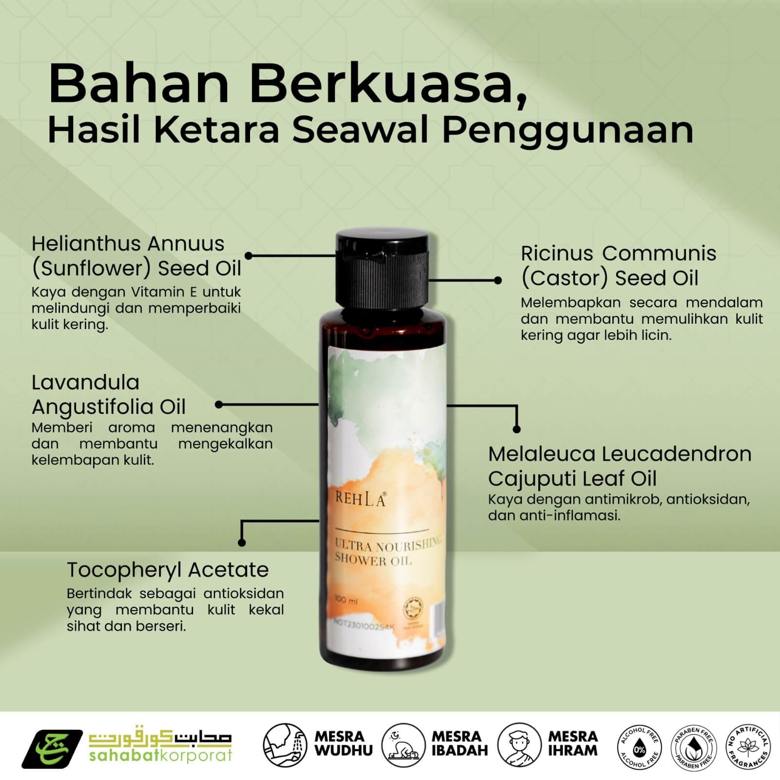 REHLA Ultra-nourishing Shower Oil 10