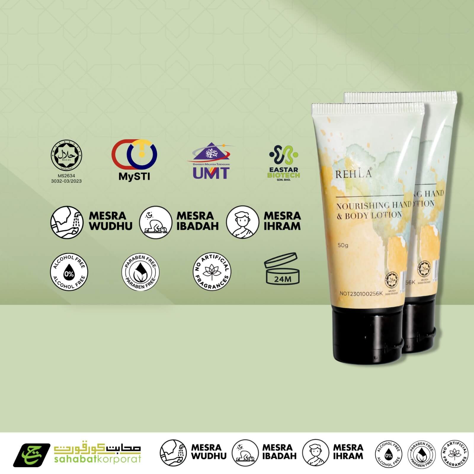 REHLA Nourishing Hand & Body Lotion 10