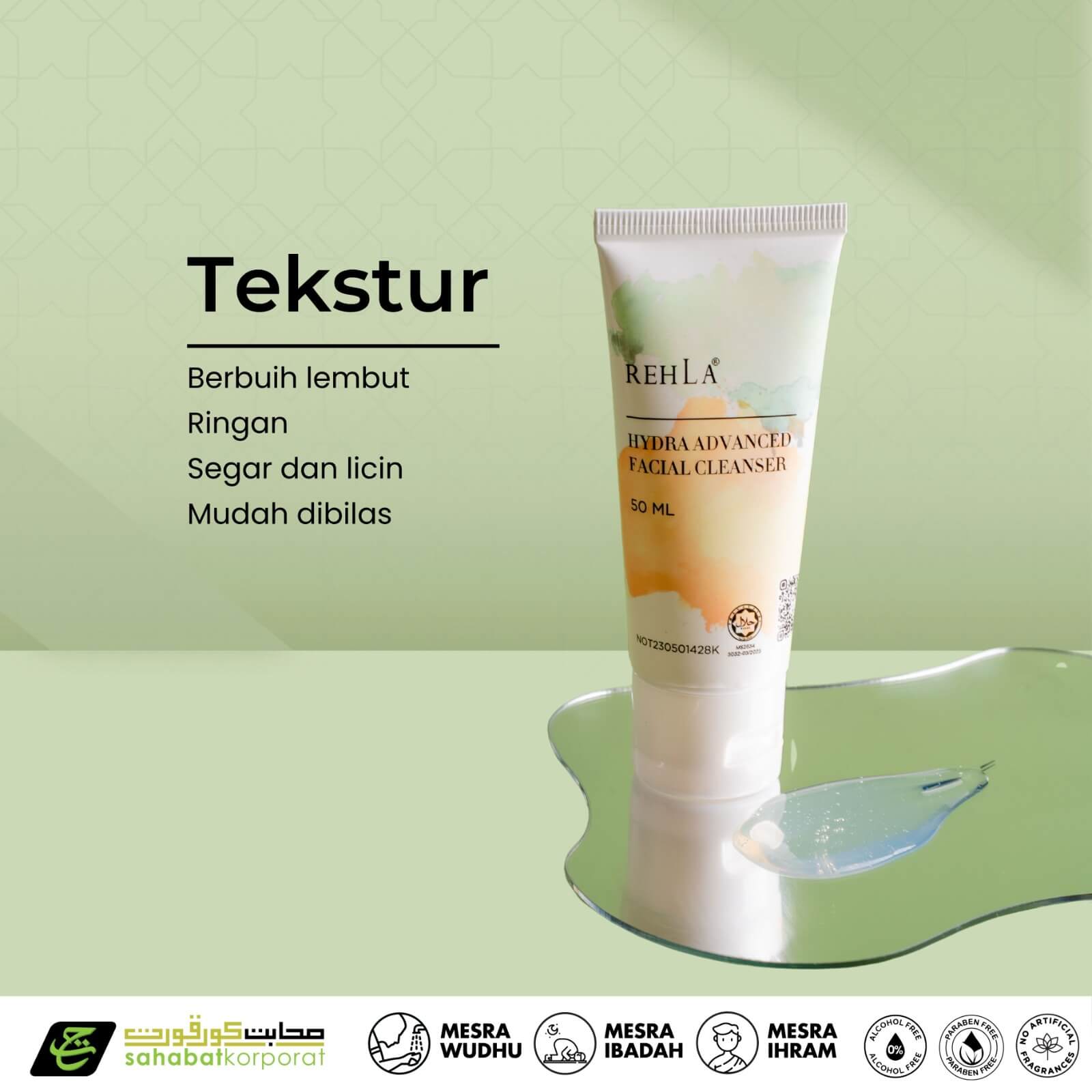 REHLA Hydra Advance Facial Cleanser 2