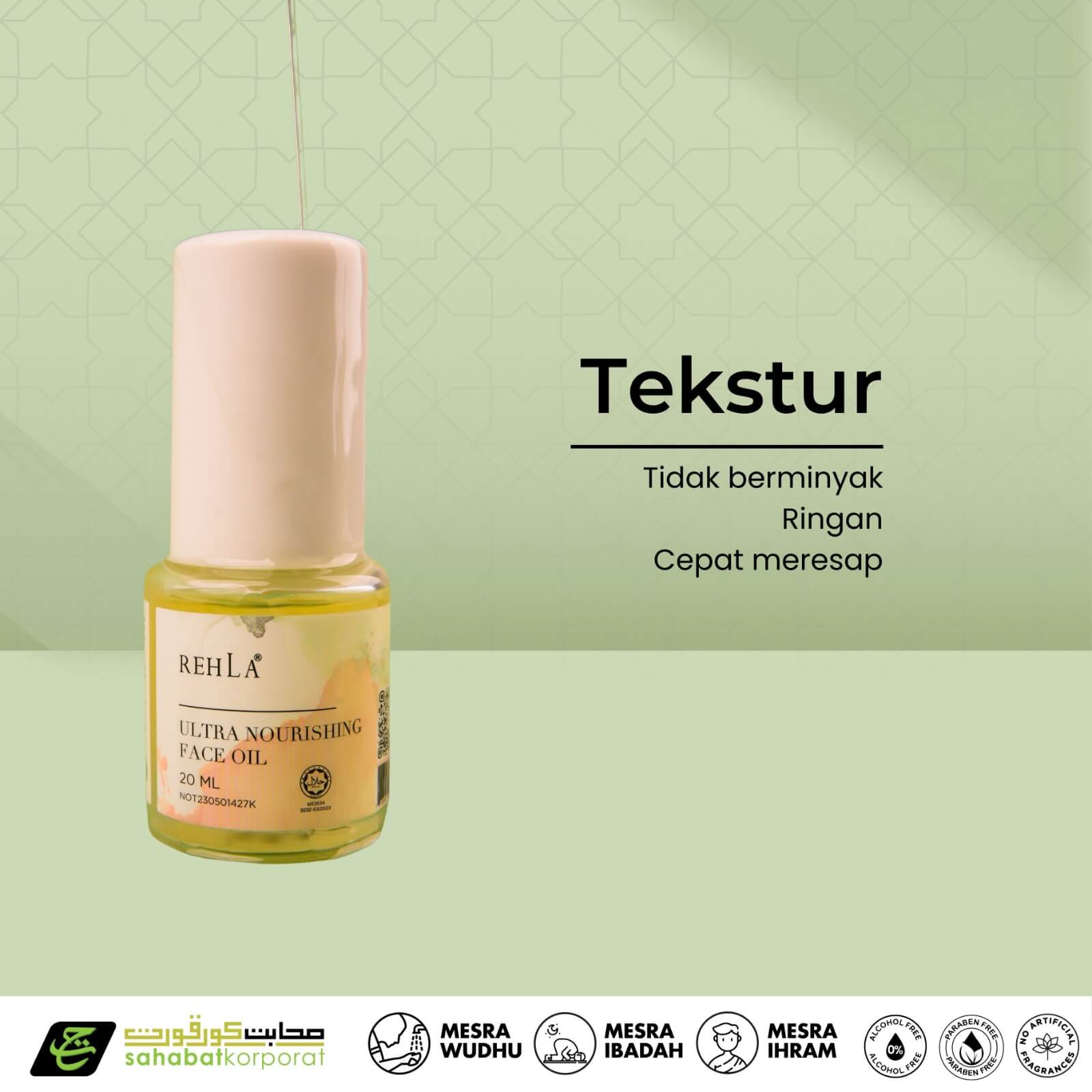 REHLA Ultra Nourishing Face Oil 8