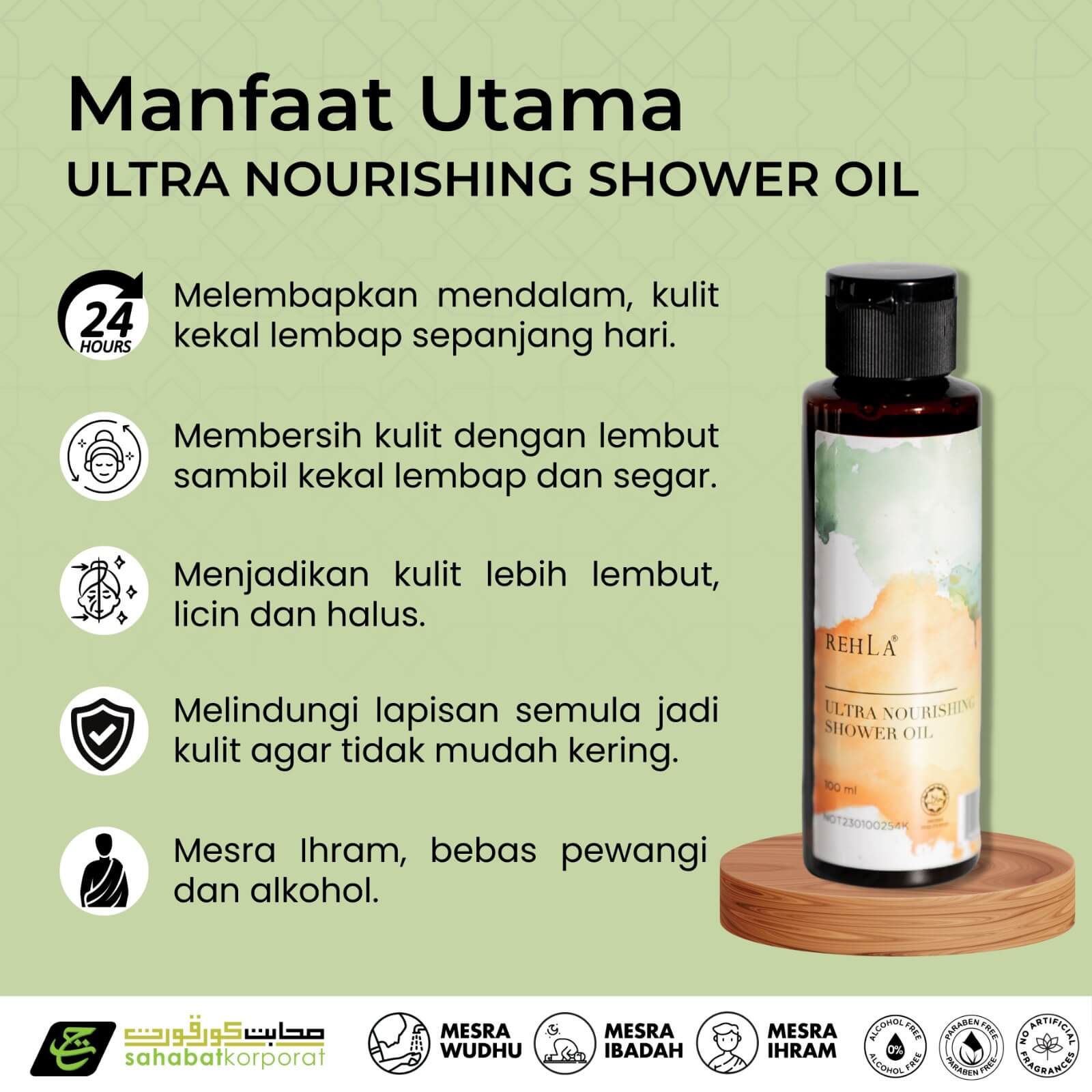 REHLA Ultra-nourishing Shower Oil 6