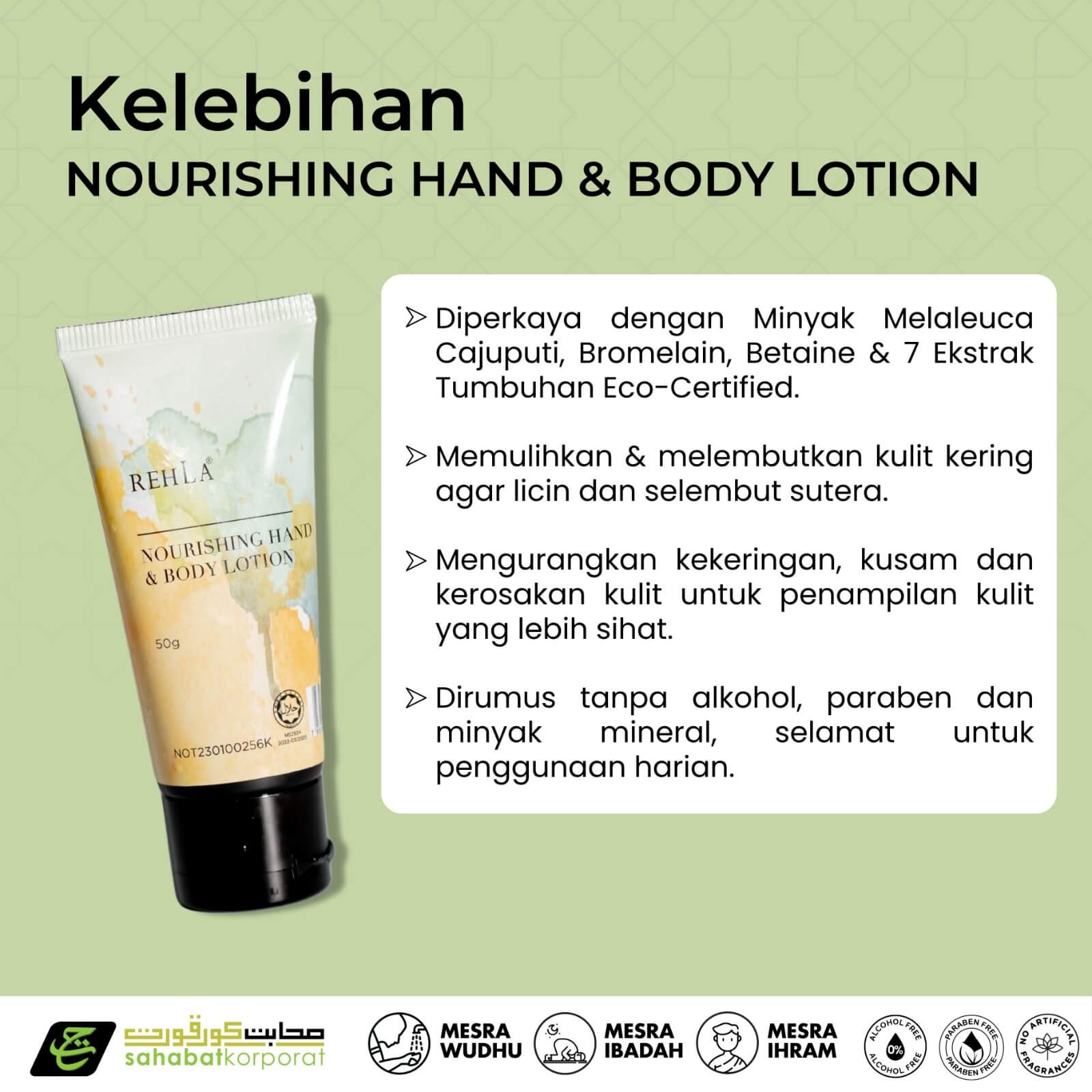 REHLA Nourishing Hand & Body Lotion 5
