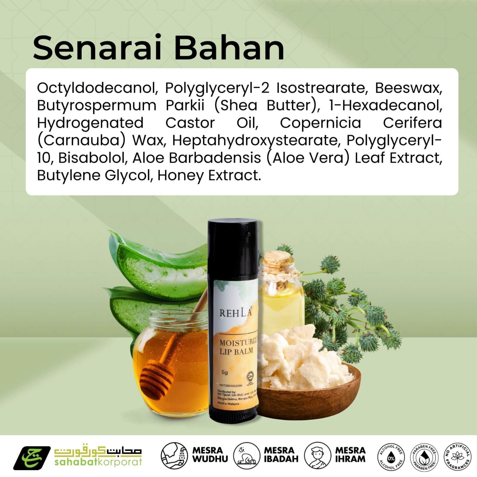 REHLA Moisturising Lip Balm 5