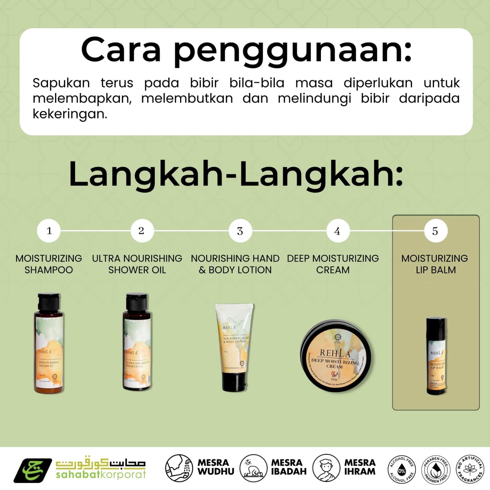 REHLA Moisturising Lip Balm 4