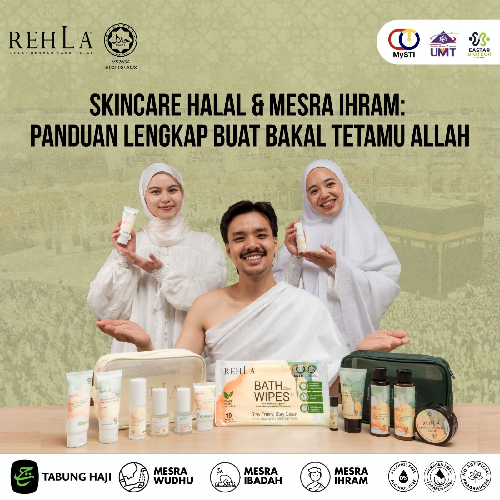 Skincare Halal & Mesra Ihram: Panduan Lengkap Buat Bakal Tetamu Allah