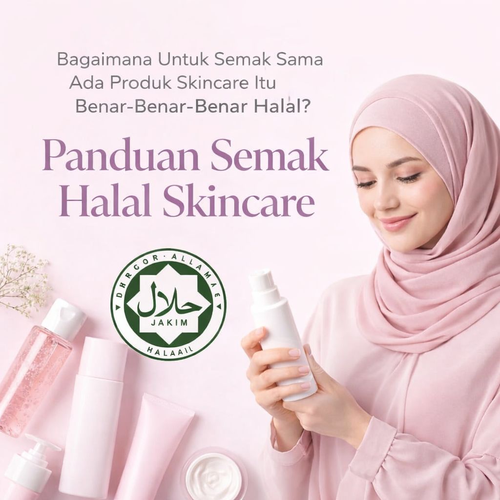 Skincare Halal & Mesra Ihram: Bagaimana Cara Semak Sama Ada Produk Skincare Itu Benar-Benar Halal?
