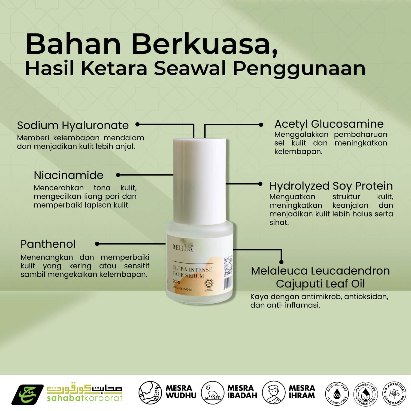 REHLA Ultra Intense Face Serum 3