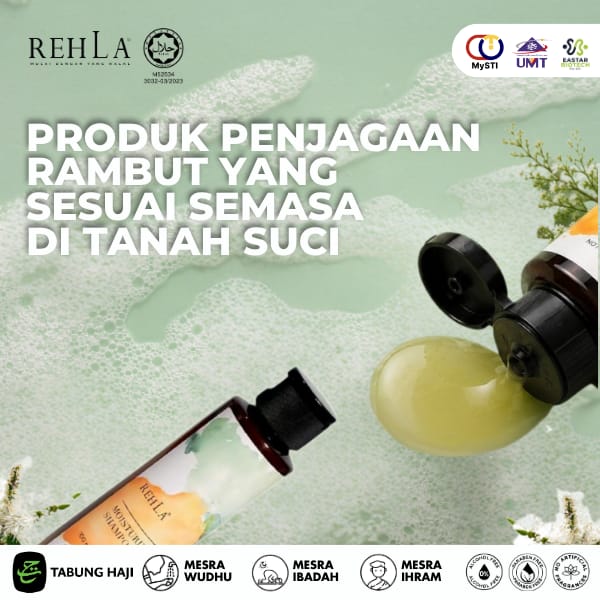 Produk Penjagaan Rambut Yang Sesuai Semasa Di Tanah Suci