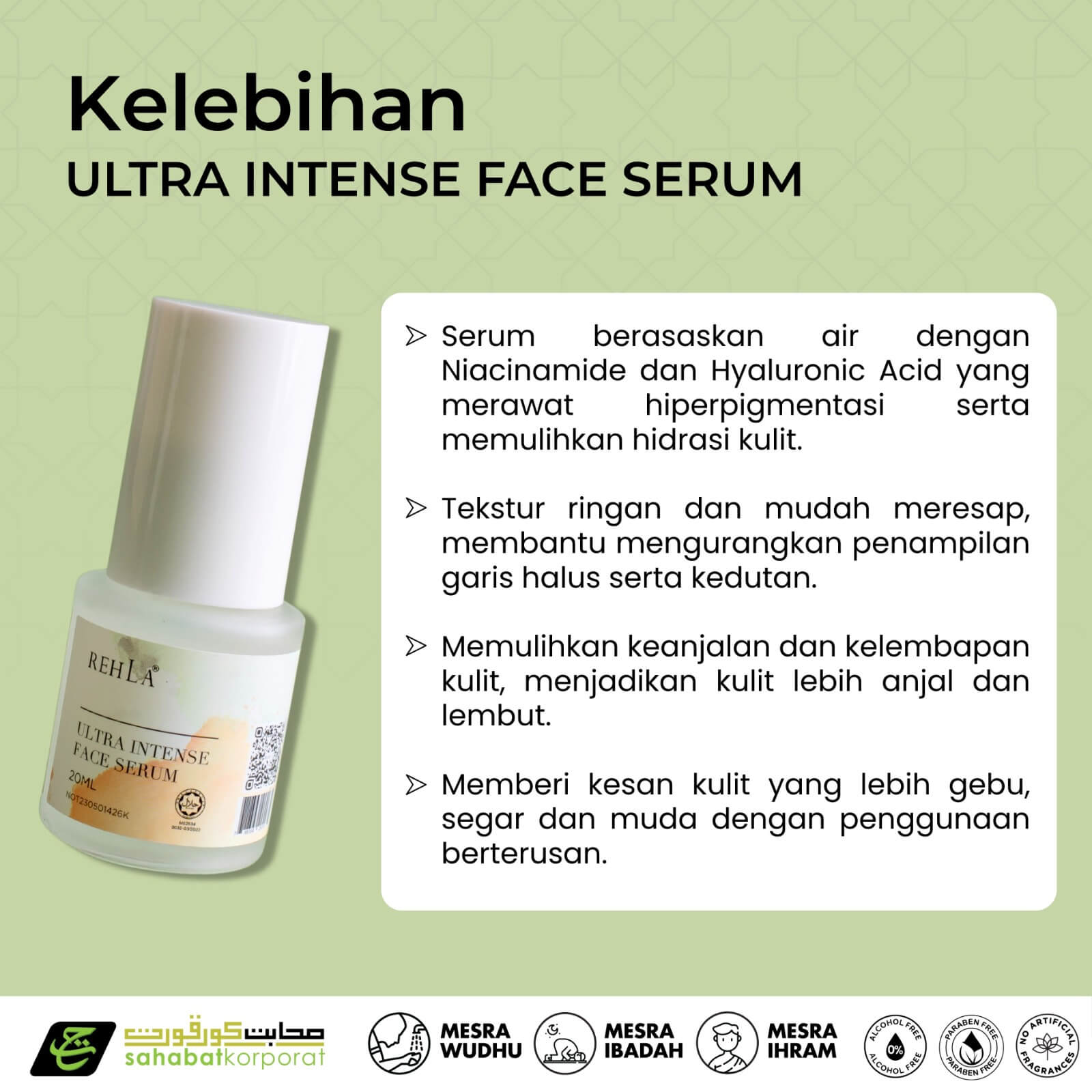 REHLA Ultra Intense Face Serum 5