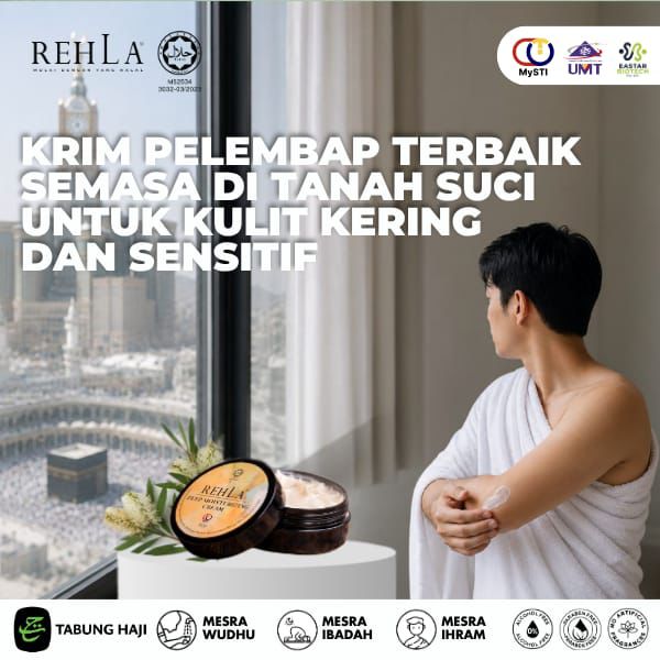 Krim Pelembap Terbaik Semasa di Tanah Suci Untuk Kulit Kering dan Sensitif
