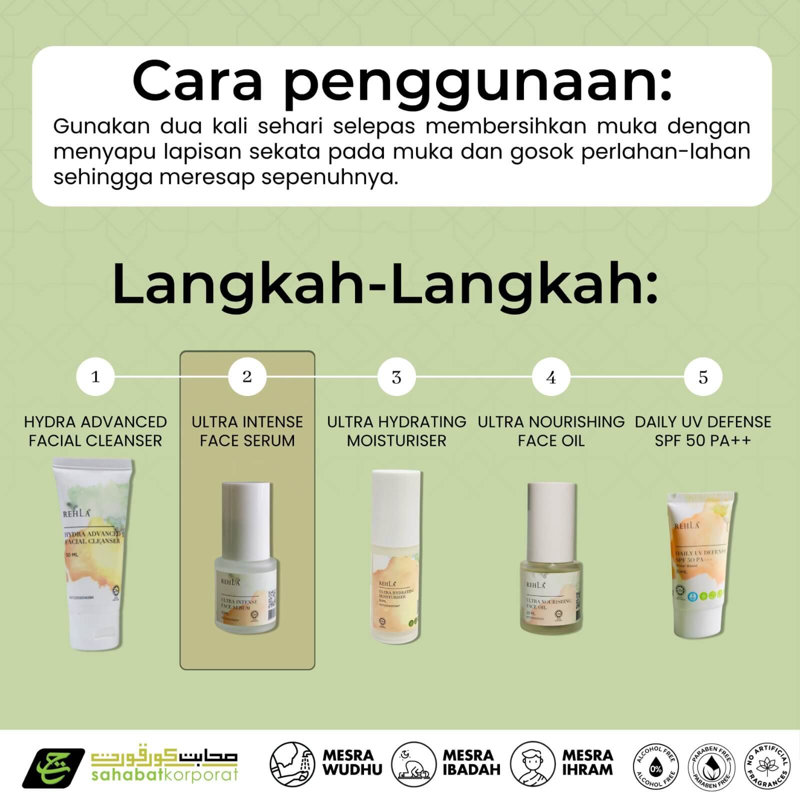 REHLA Ultra Intense Face Serum 8