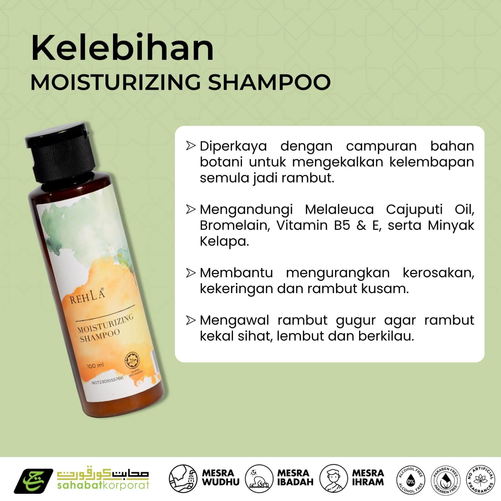 REHLA Moisturising Hair Shampoo 6