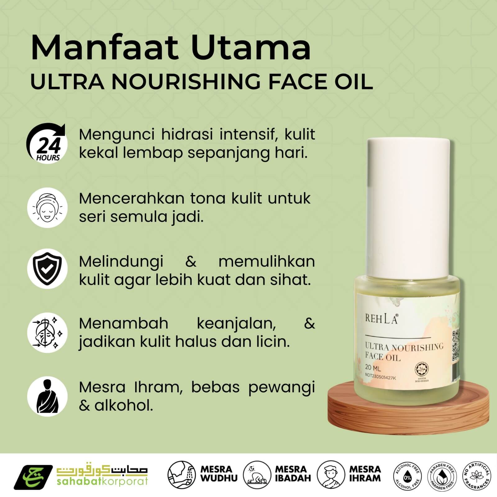 REHLA Ultra Nourishing Face Oil 4