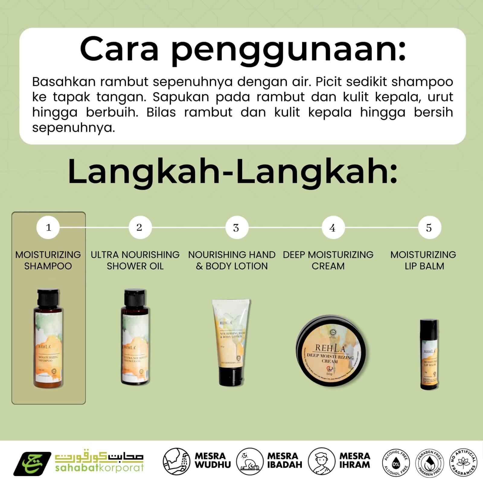 REHLA Moisturising Hair Shampoo 7