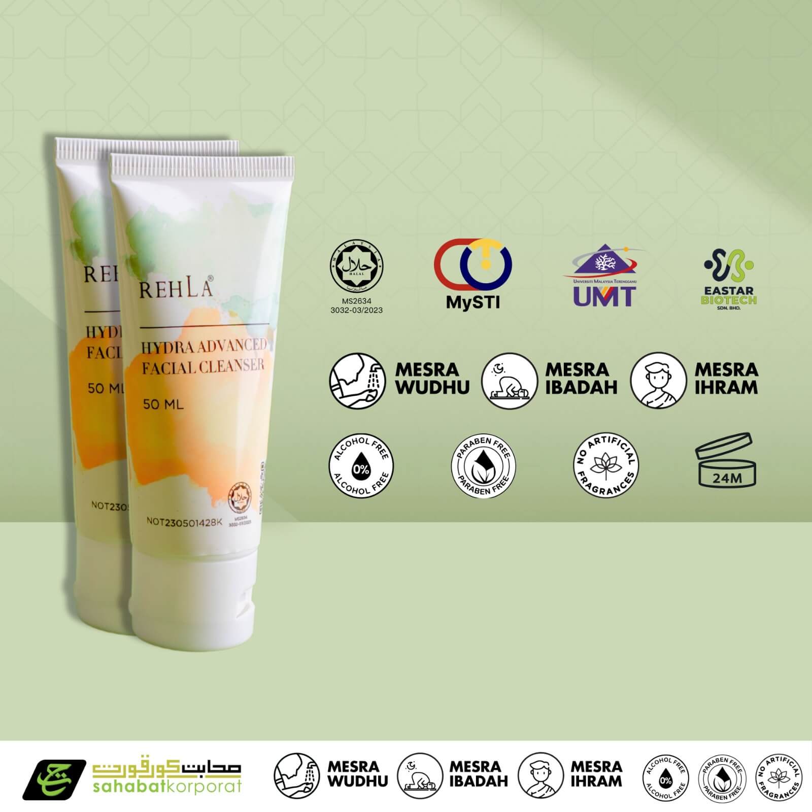 REHLA Hydra Advance Facial Cleanser 5