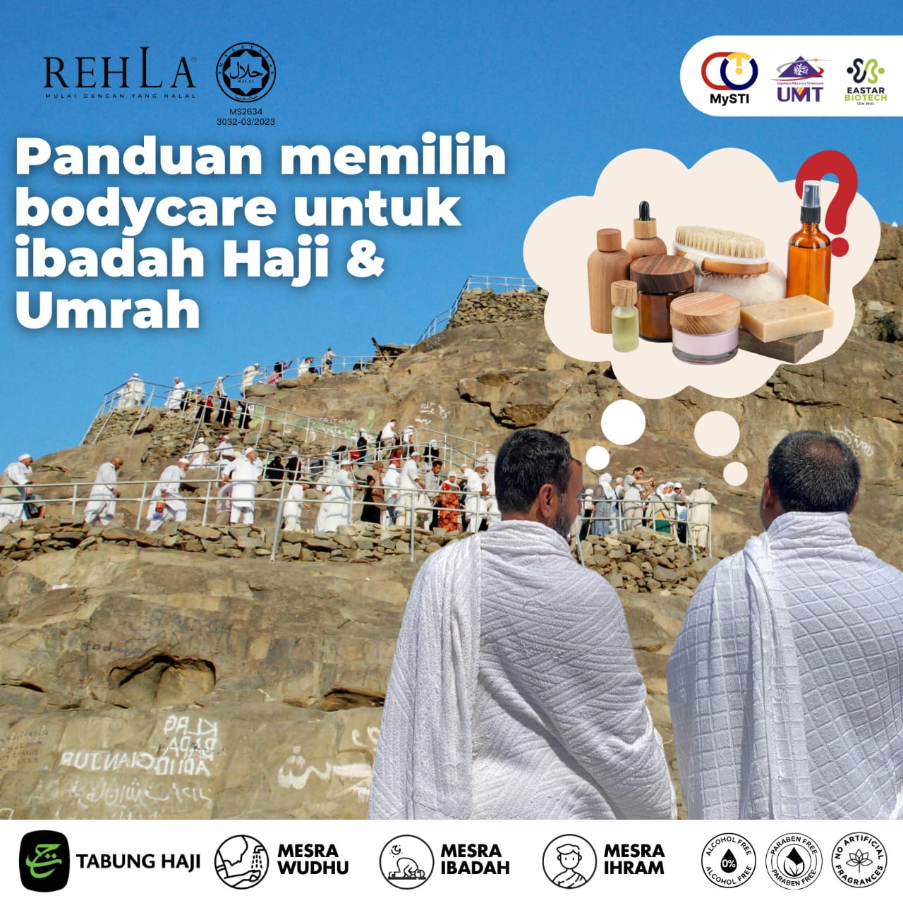 Panduan Memilih Bodycare Untuk Ibadah Haji & Umrah